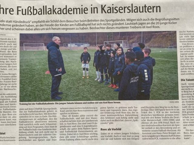 15 Jahre Axel Roos Fussballschule